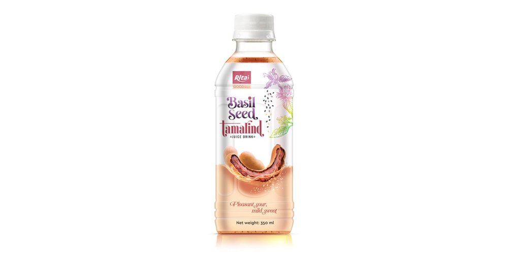 Rita Brand Tamarind Juice With Basil Seed 350ml Pet Botte